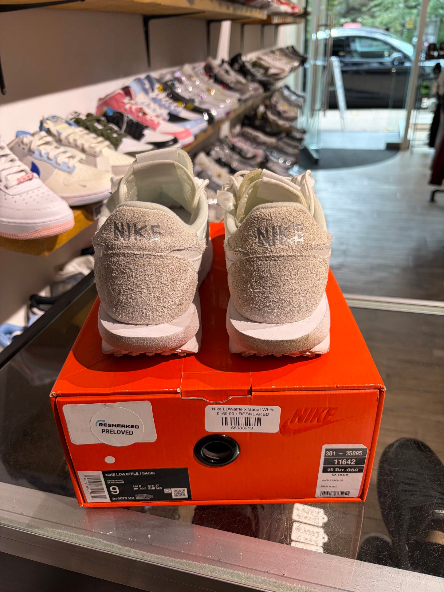 Nike LDWaffle x Sacai White UK 8