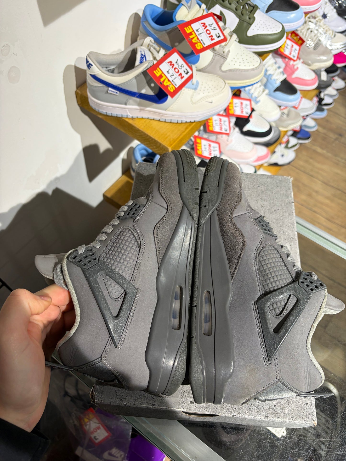 Air Jordan 4 Wet Cement UK 7.5