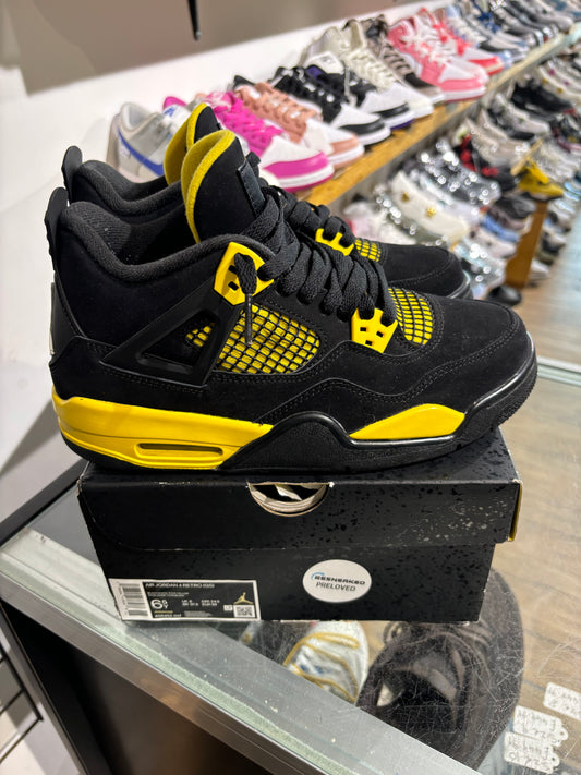 Jordan 4 Yellow Thunder UK 6 (GS)