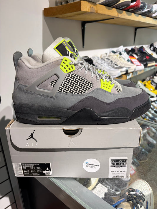 Jordan 4 Neon UK 12 #233