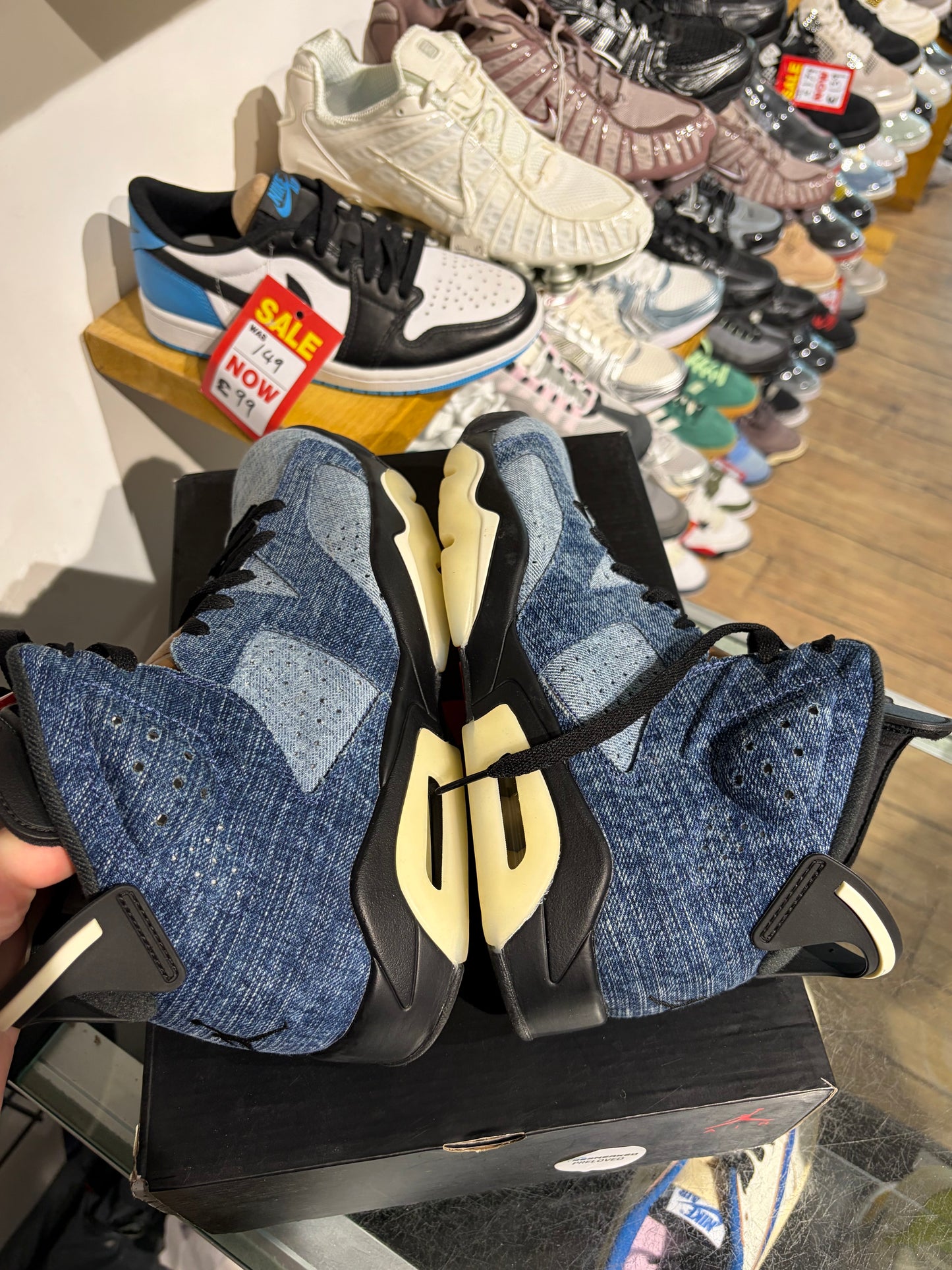 Jordan 6 Washed Denim UK 8