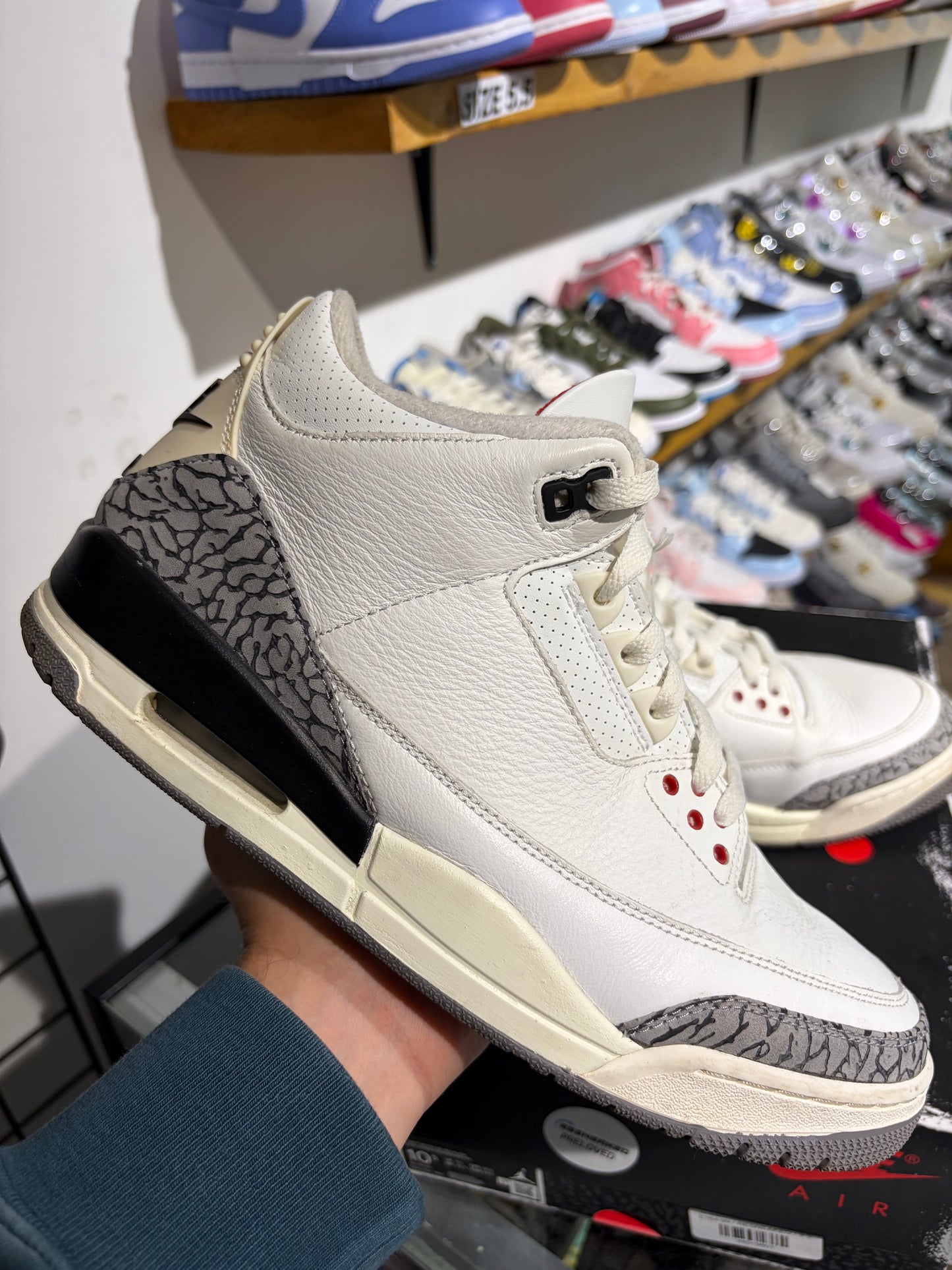 Air Jordan 3 White Cement Reimagined UK 9.5