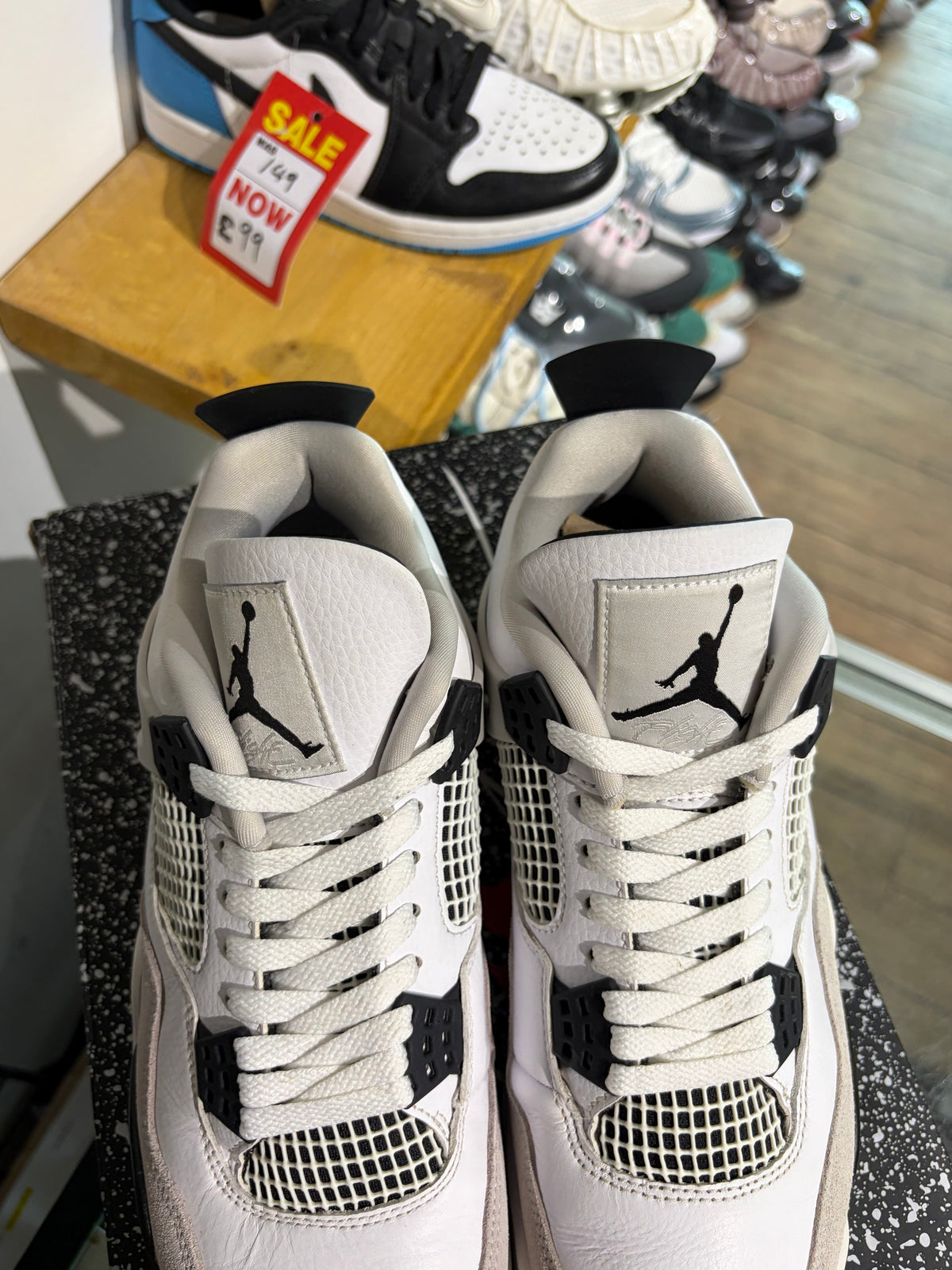 Jordan 4 Military Black UK 8.5 #142