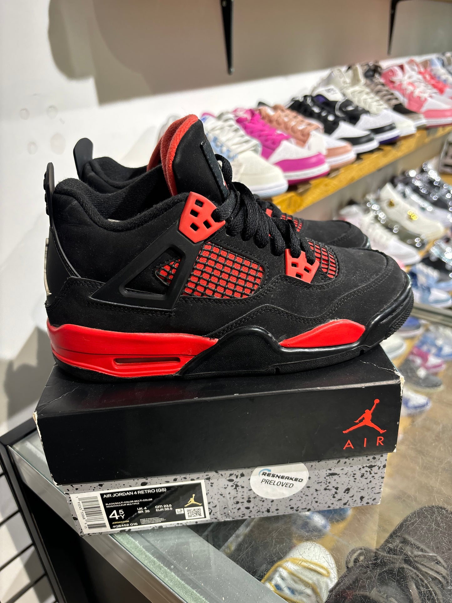 Jordan 4 Red Thunder UK 4 (GS)