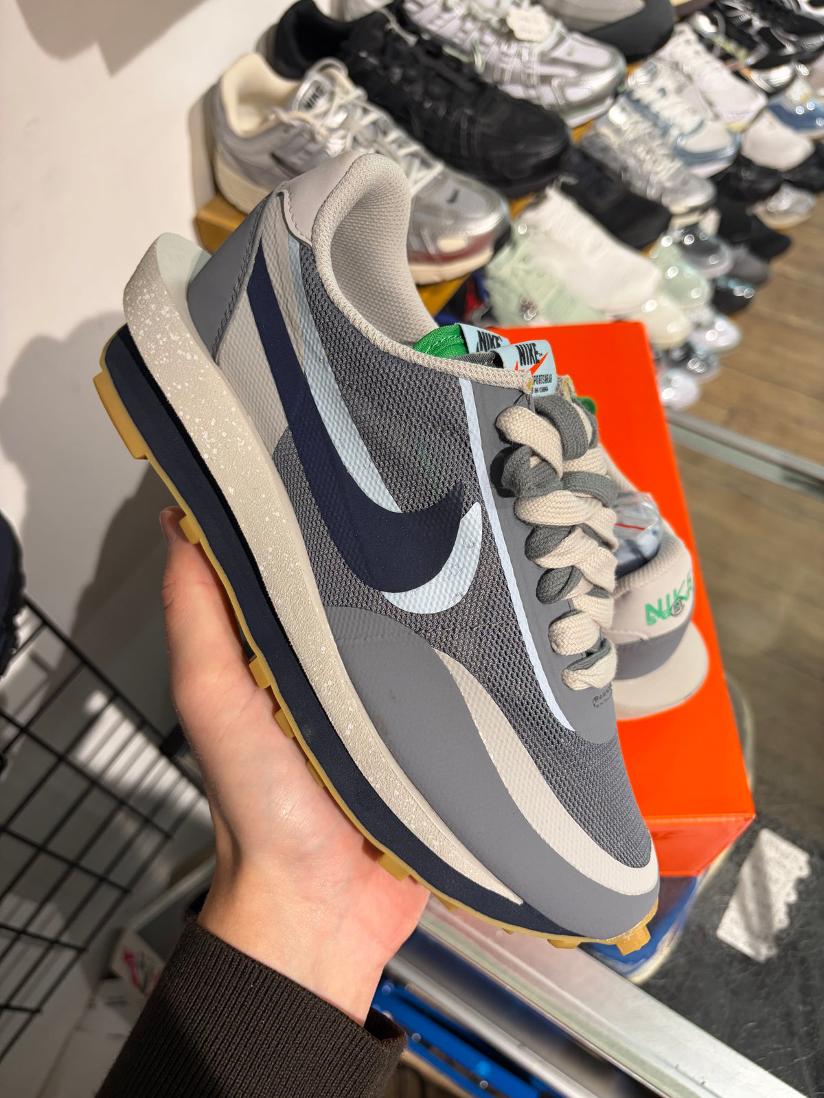 Nike Sacai Clot Grey UK 6 #362