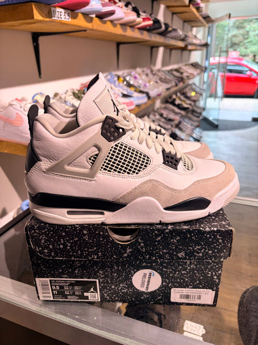 Air Jordan 4 Military Black UK 8.5