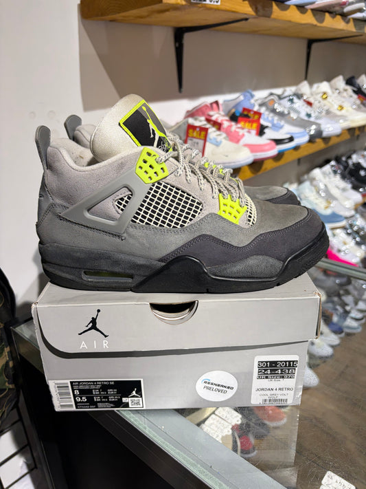 Air Jordan 4 Neon UK 7