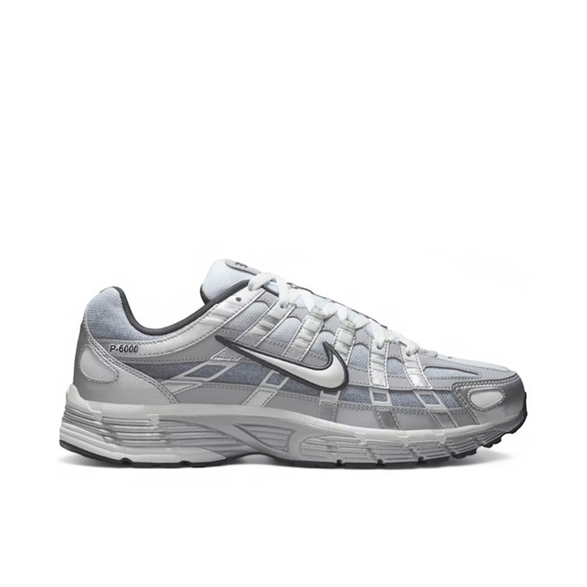 Nike P-6000 Metallic Silver Summit White-Wolf Grey