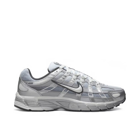 Nike P-6000 Metallic Silver Summit White-Wolf Grey