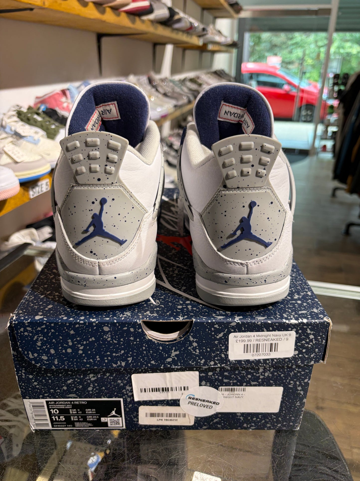 Air Jordan 4 Midnight Navy UK 9
