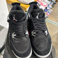 Jordan 4 Black Canvas UK 4 (GS)