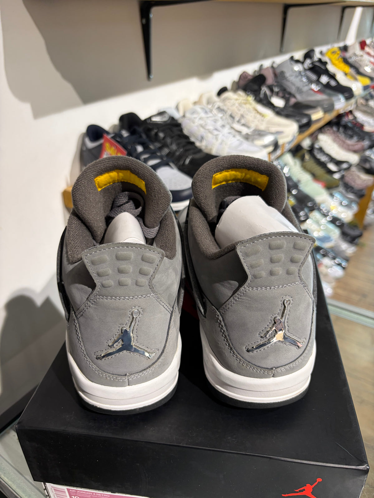 Jordan 4 Cool Grey UK 9 #199
