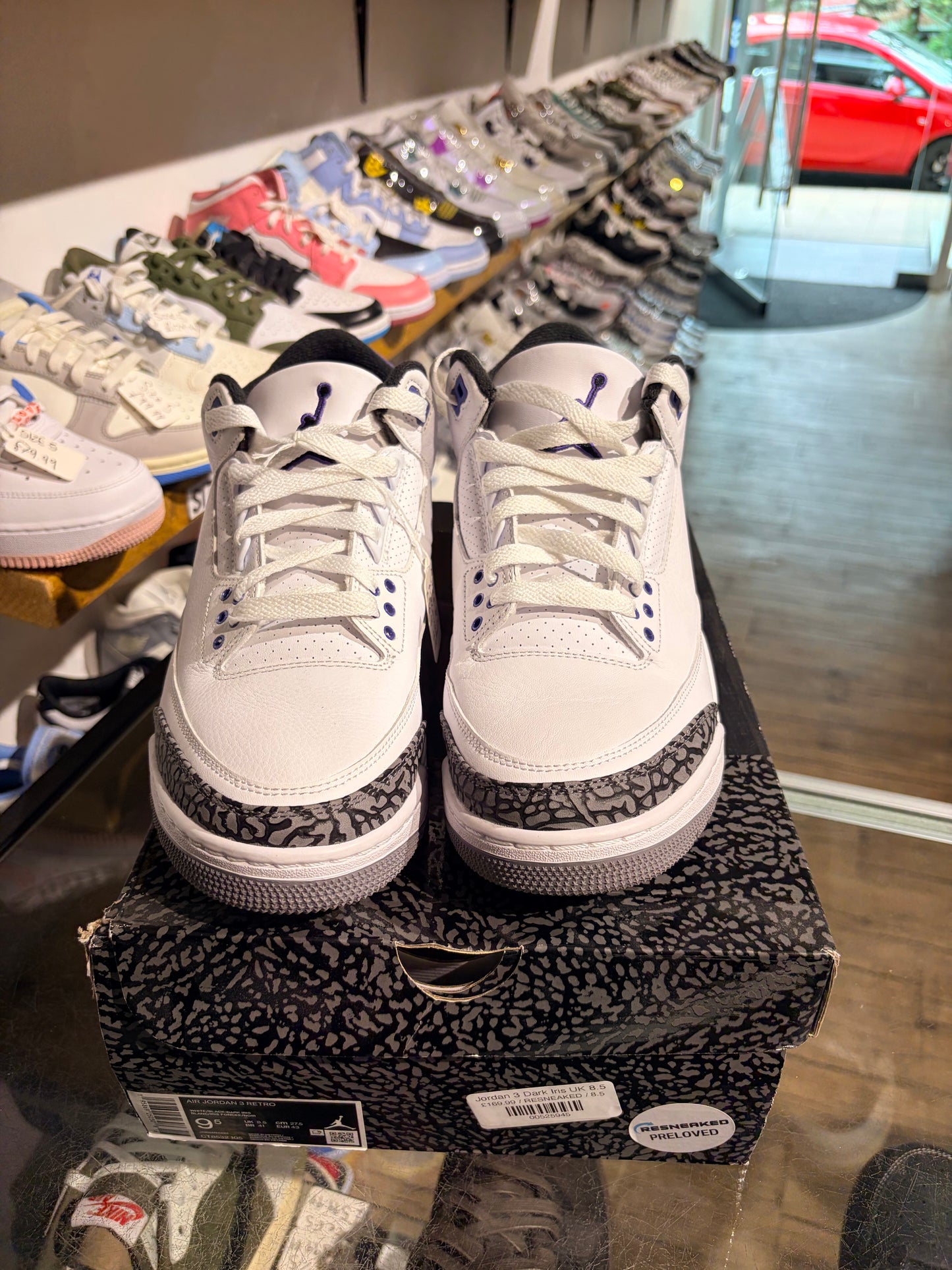 Jordan 3 Dark Iris UK 8.5