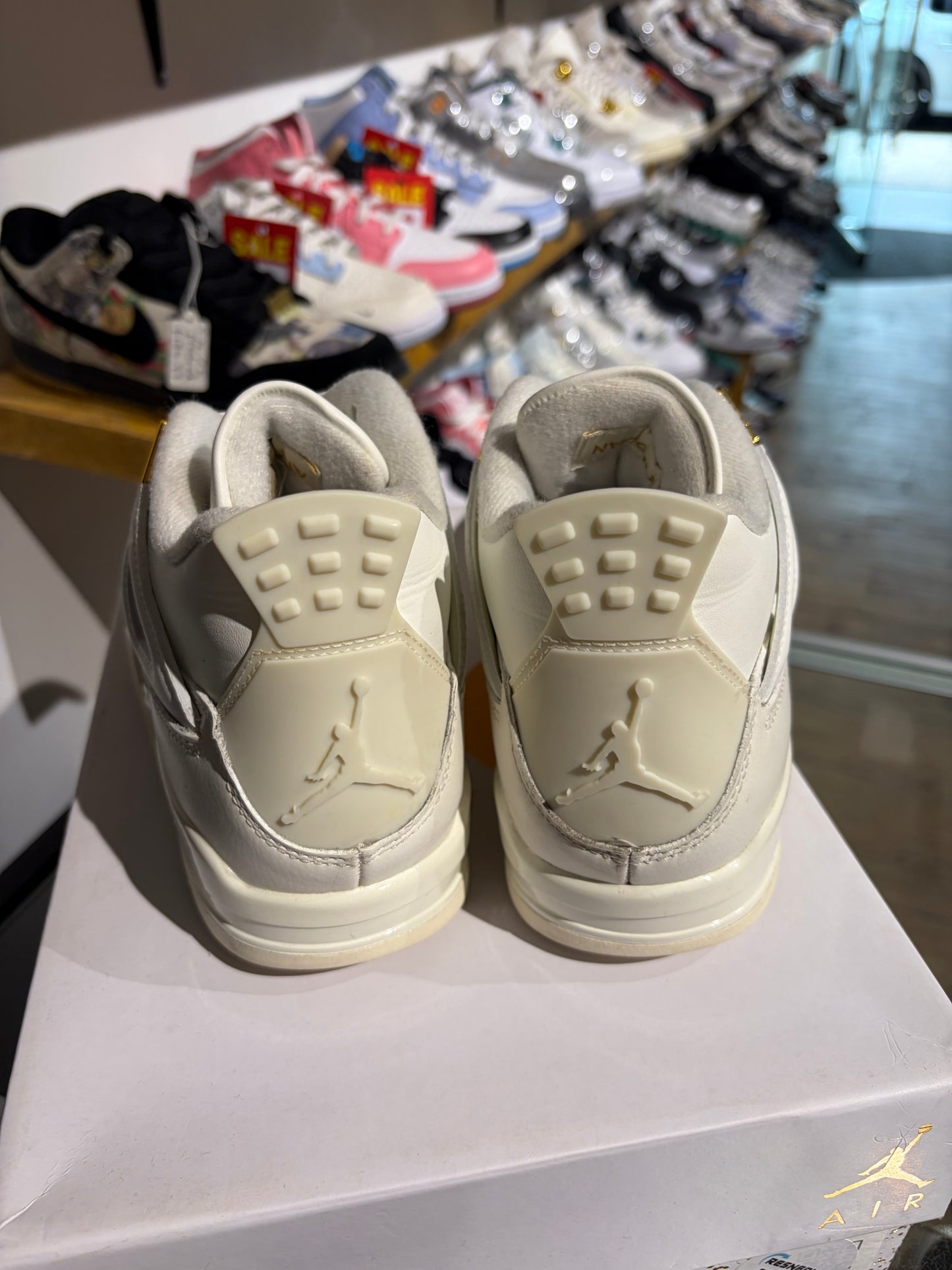 Nike Air Jordan 4 Metallic Gold (W) UK 5.5