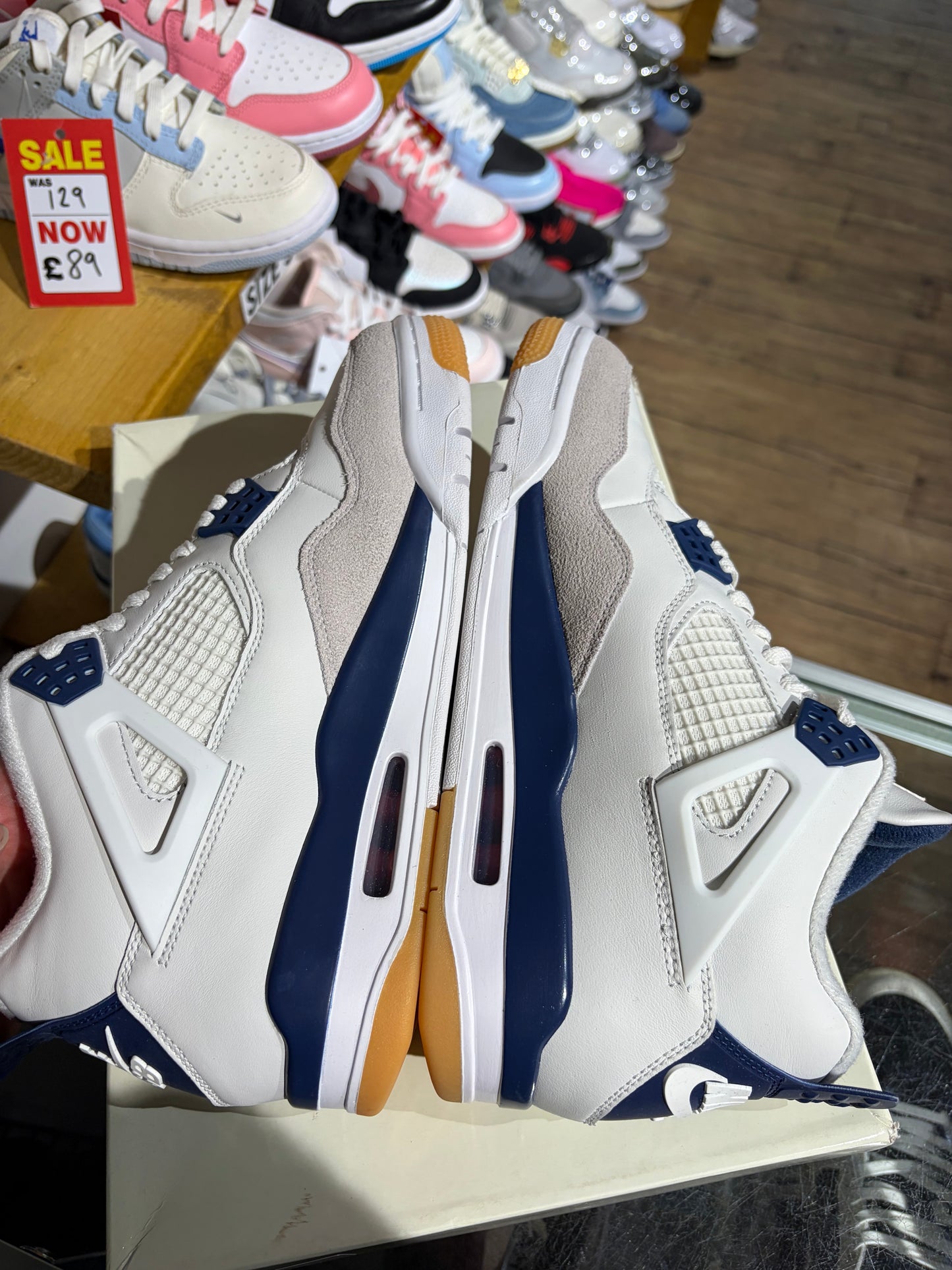 Jordan 4 Navy SB UK 8.5