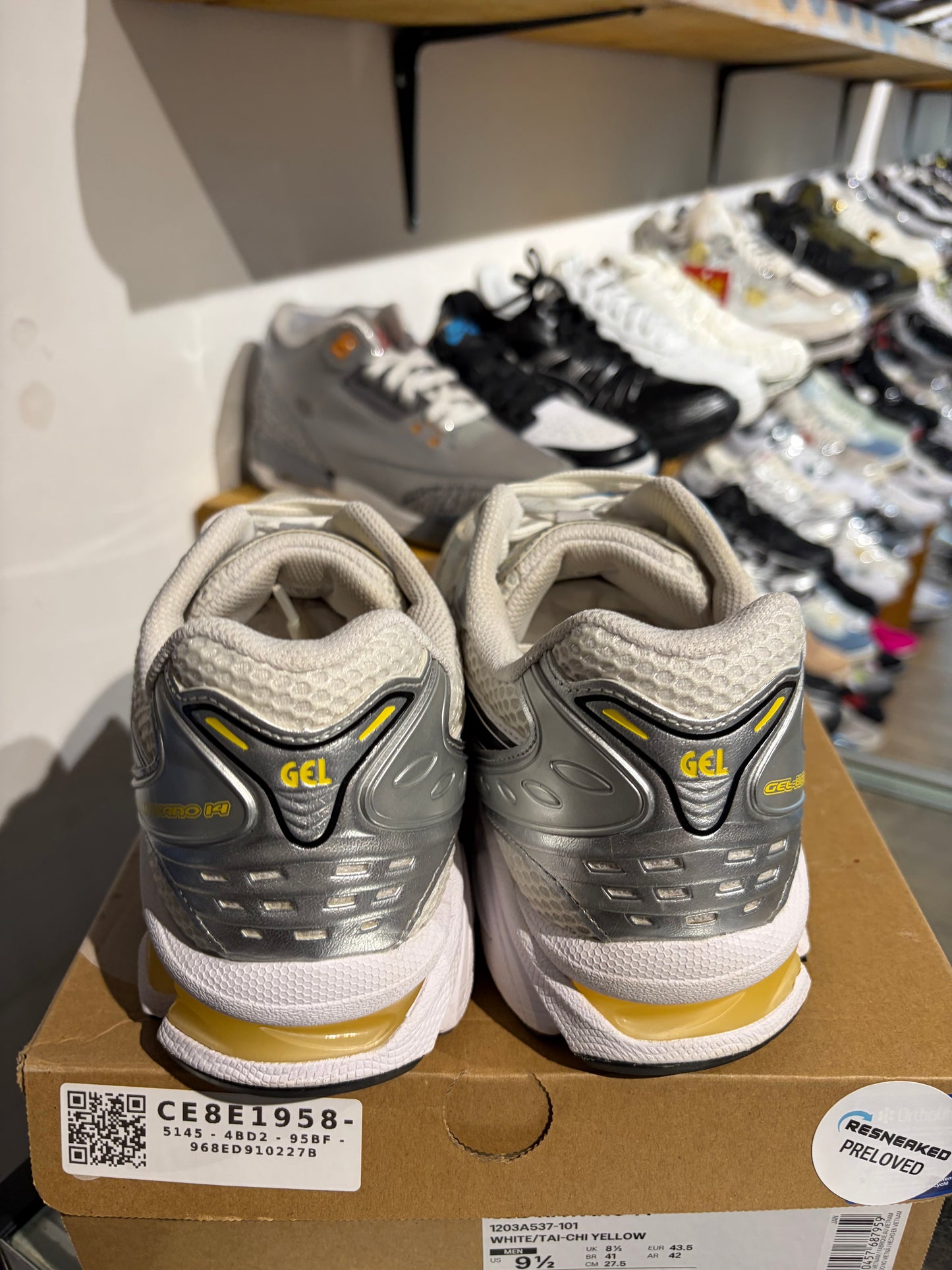 Asics Gel-Kayano 14 Tai-Chi Yellow UK 8.5