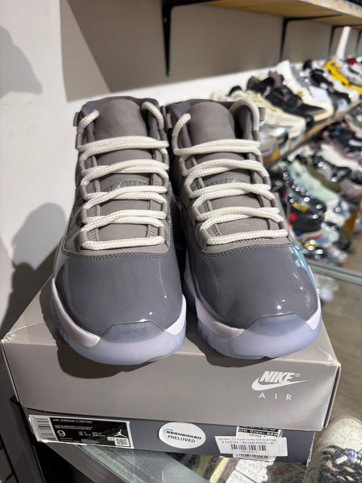 Jordan 11 Cool Grey UK 8 #158
