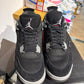 Air Jordan 4 Black Canvas UK 8.5