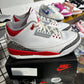 Jordan 3 Fire Red UK 8
