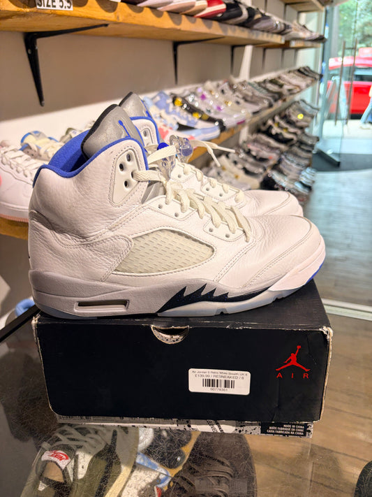 Air Jordan 5 Retro White Stealth UK 8