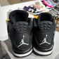 Jordan 4 Black Canvas UK 6 (GS)