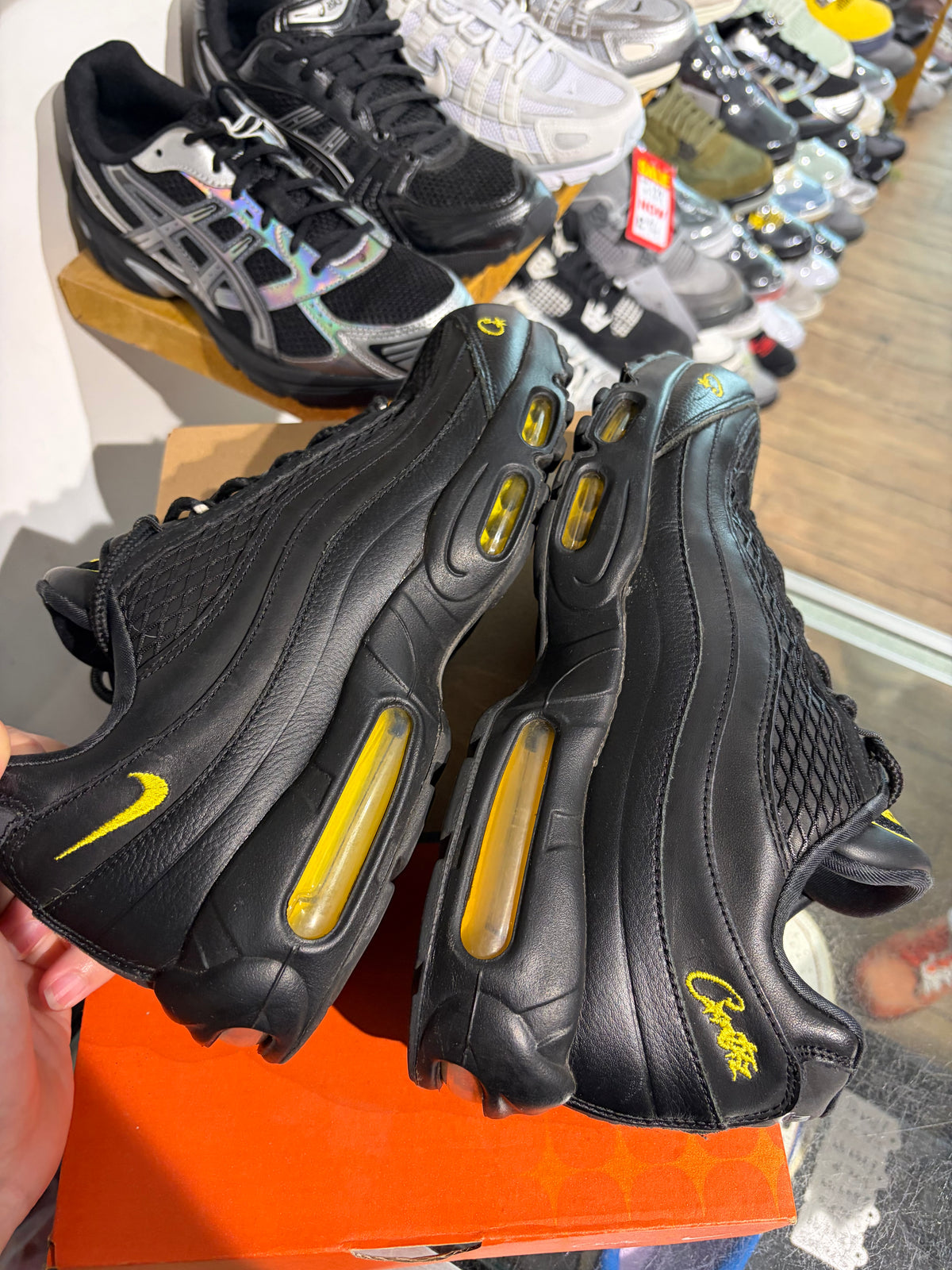 Nike AM95 Corteiz Honey Black UK 10 #231