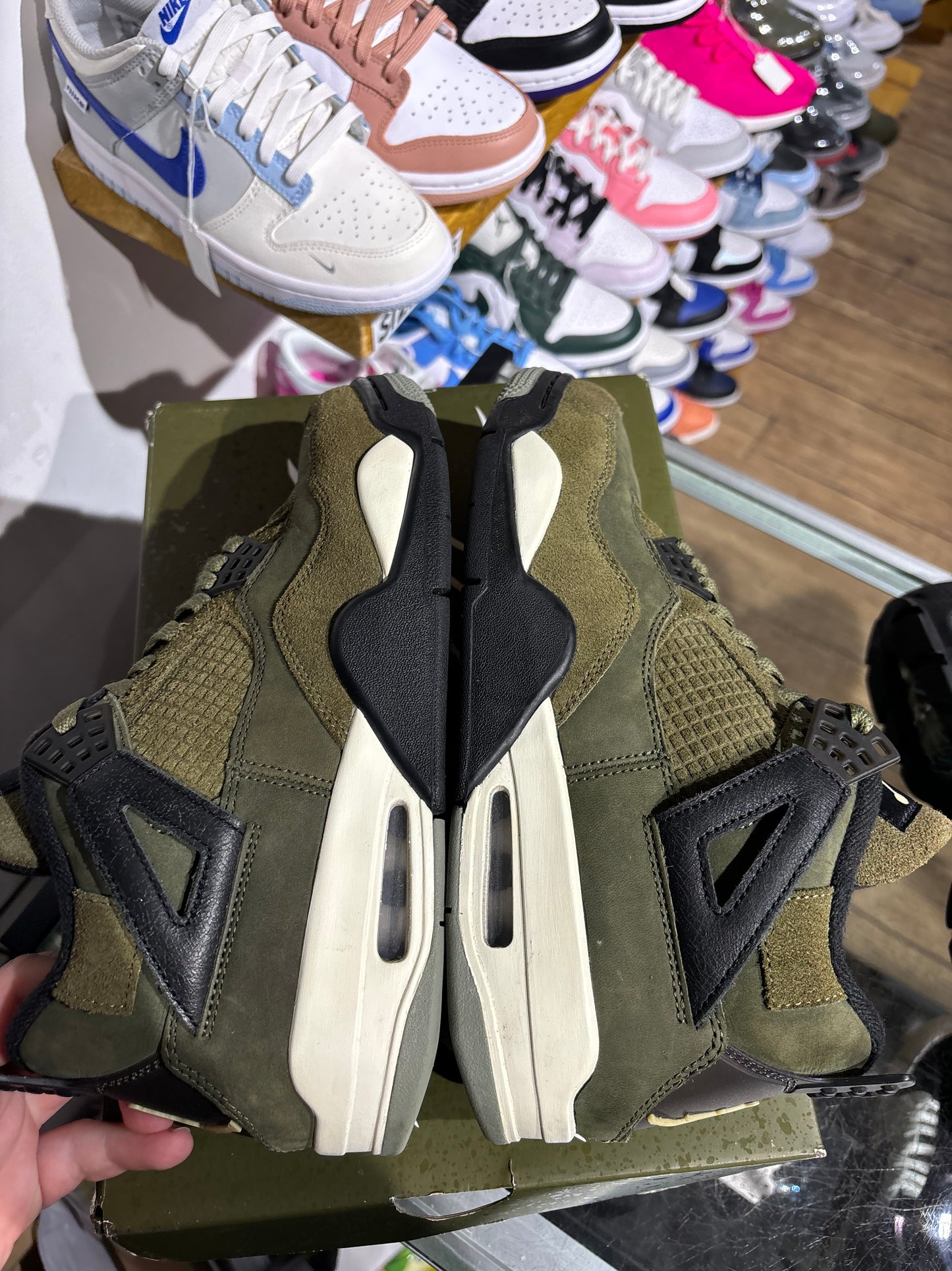 Air Jordan 4 Olive Craft UK 7.5