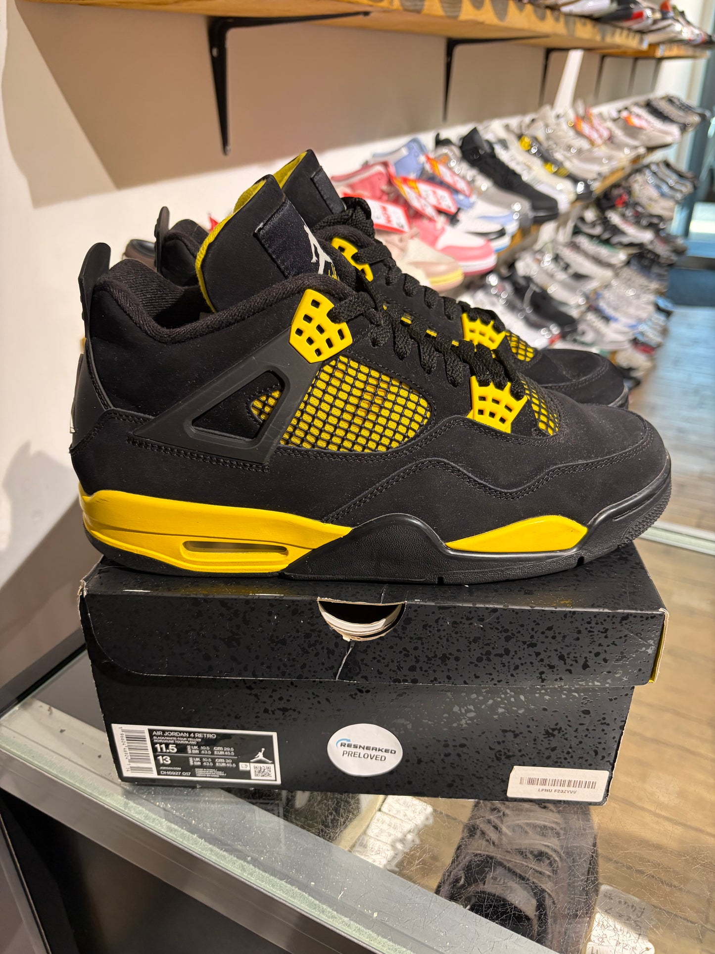 Air Jordan 4 Yellow Thunder UK 10.5