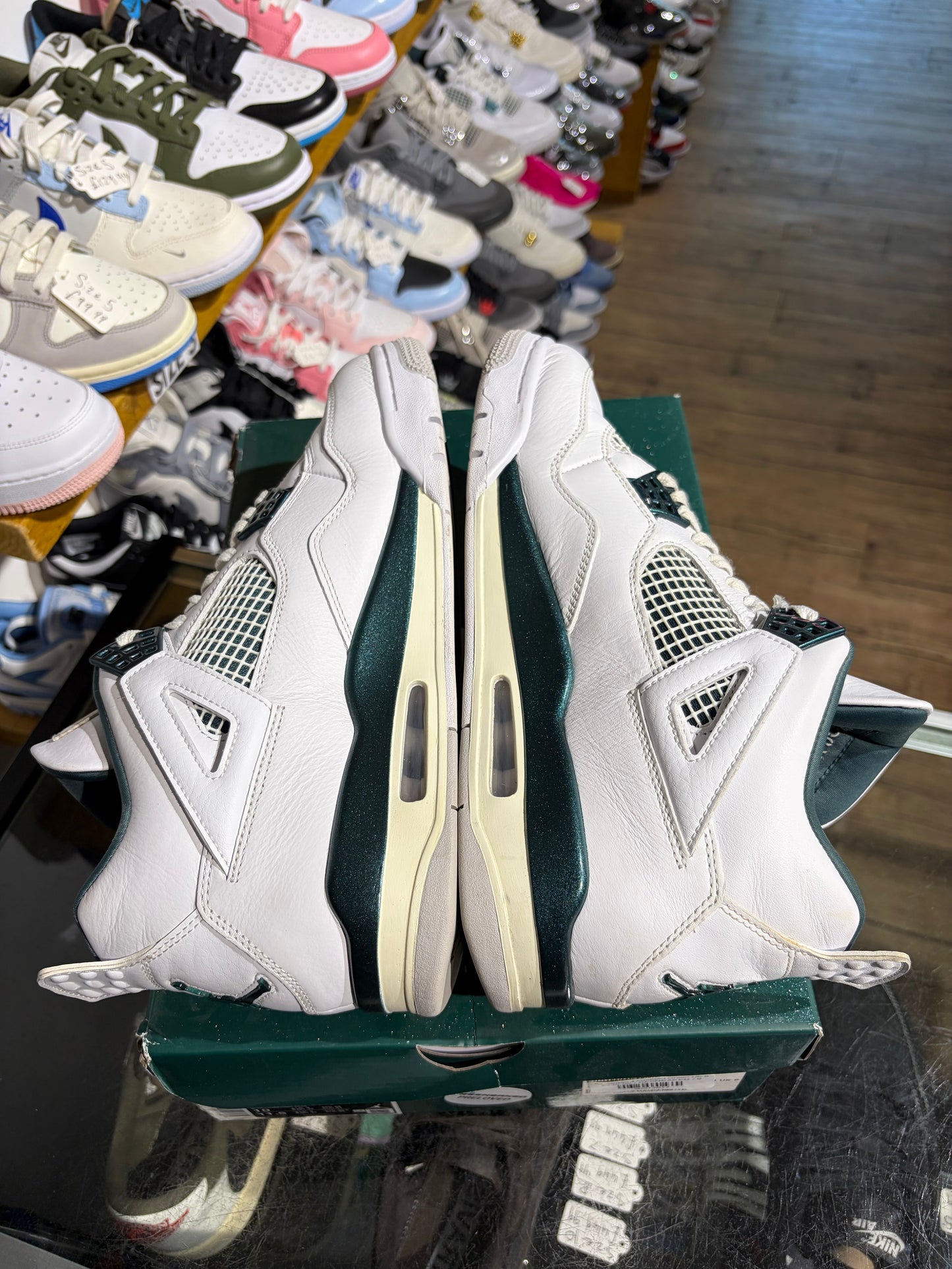 Air Jordan 4 Oxidised Green UK 9