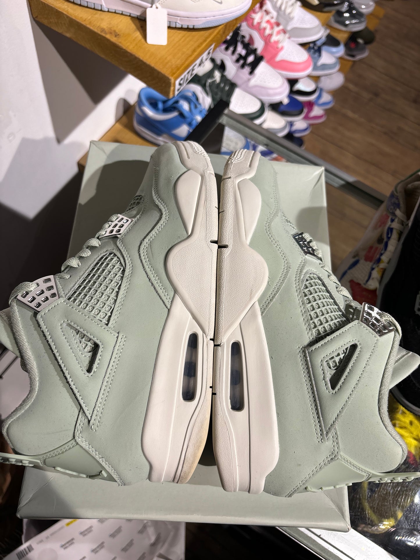 Air Jordan 4 Retro Seafoam Sail (W)