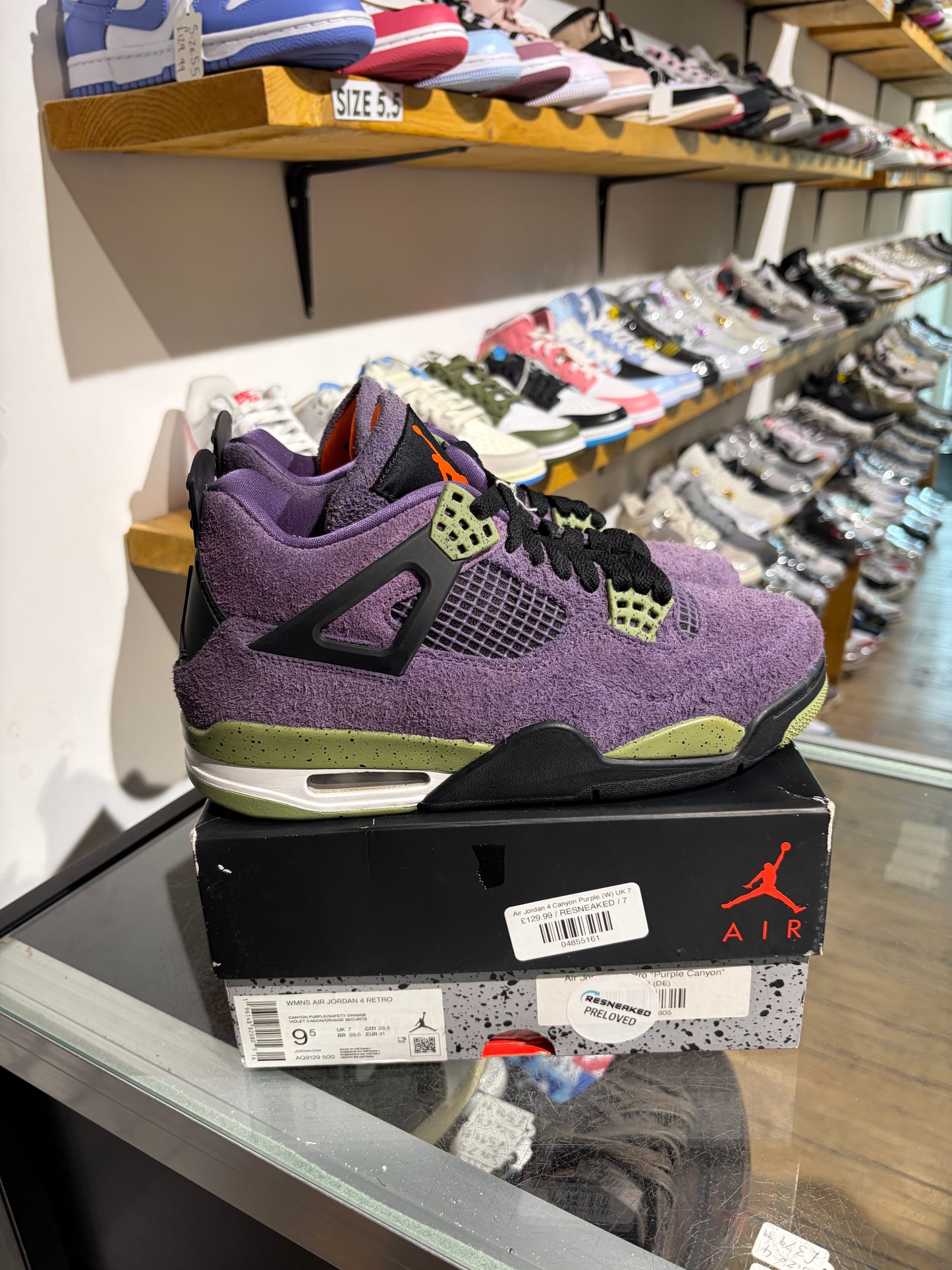 Air Jordan 4 Canyon Purple (W) UK 7