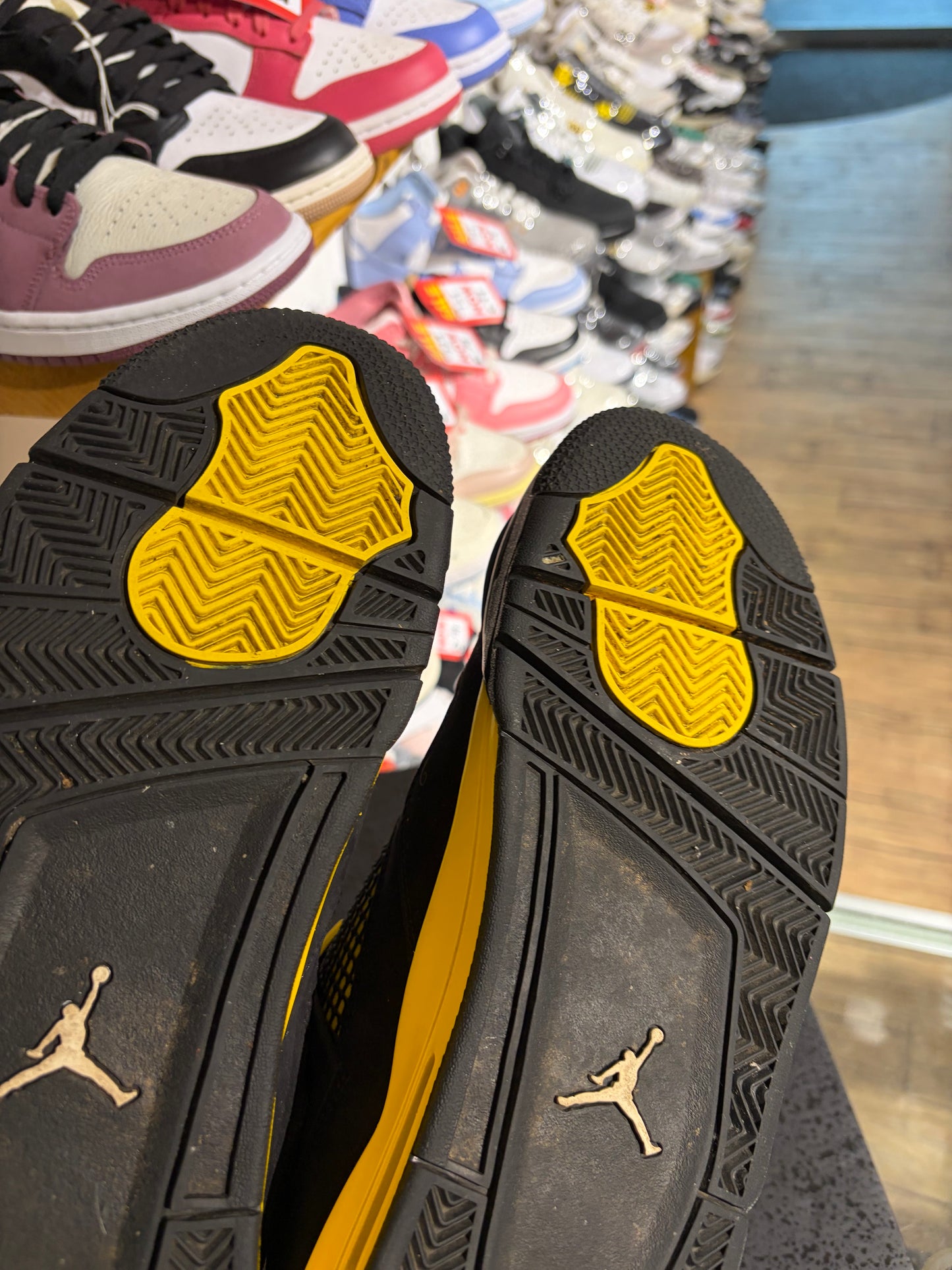 Air Jordan 4 Yellow Thunder UK 10.5