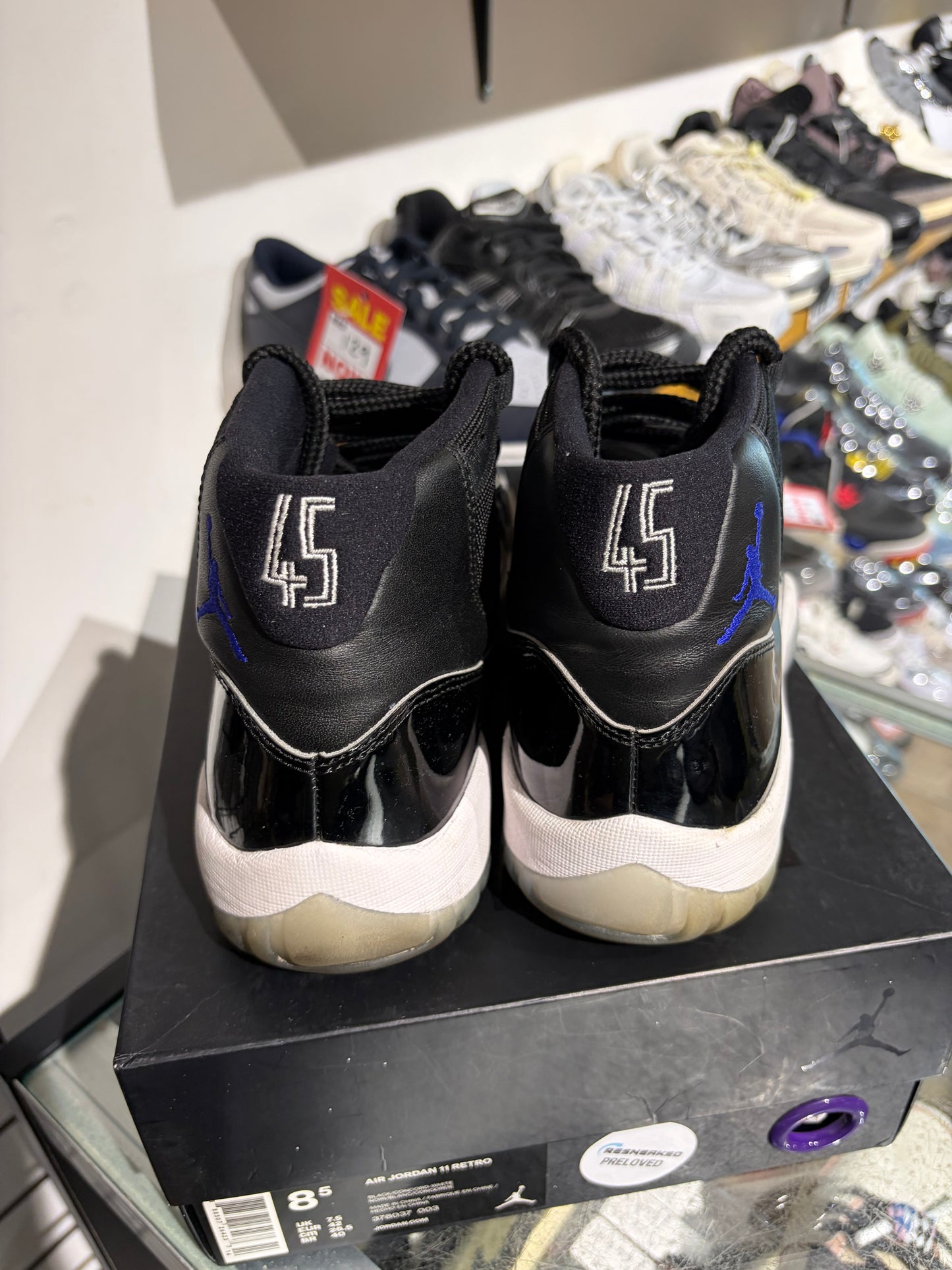 Jordan 11 Space Jam UK 7.5 #160