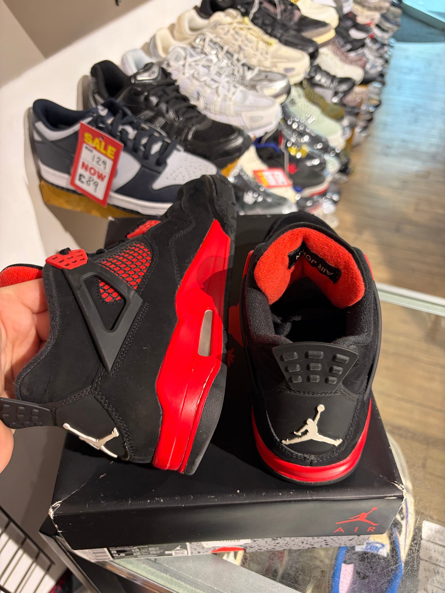 Jordan 4 Red Thunder UK 7 #157