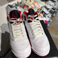 Air Jordan 5 Retro Fire Red Black Tongue UK 9