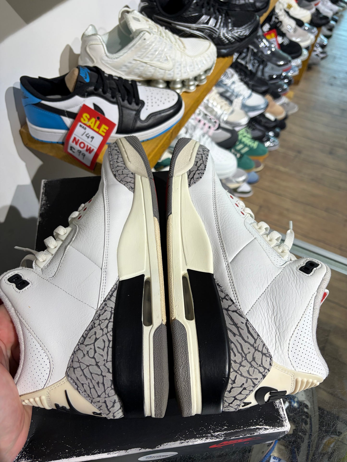 Jordan 3 White Cement Reimagined UK 9