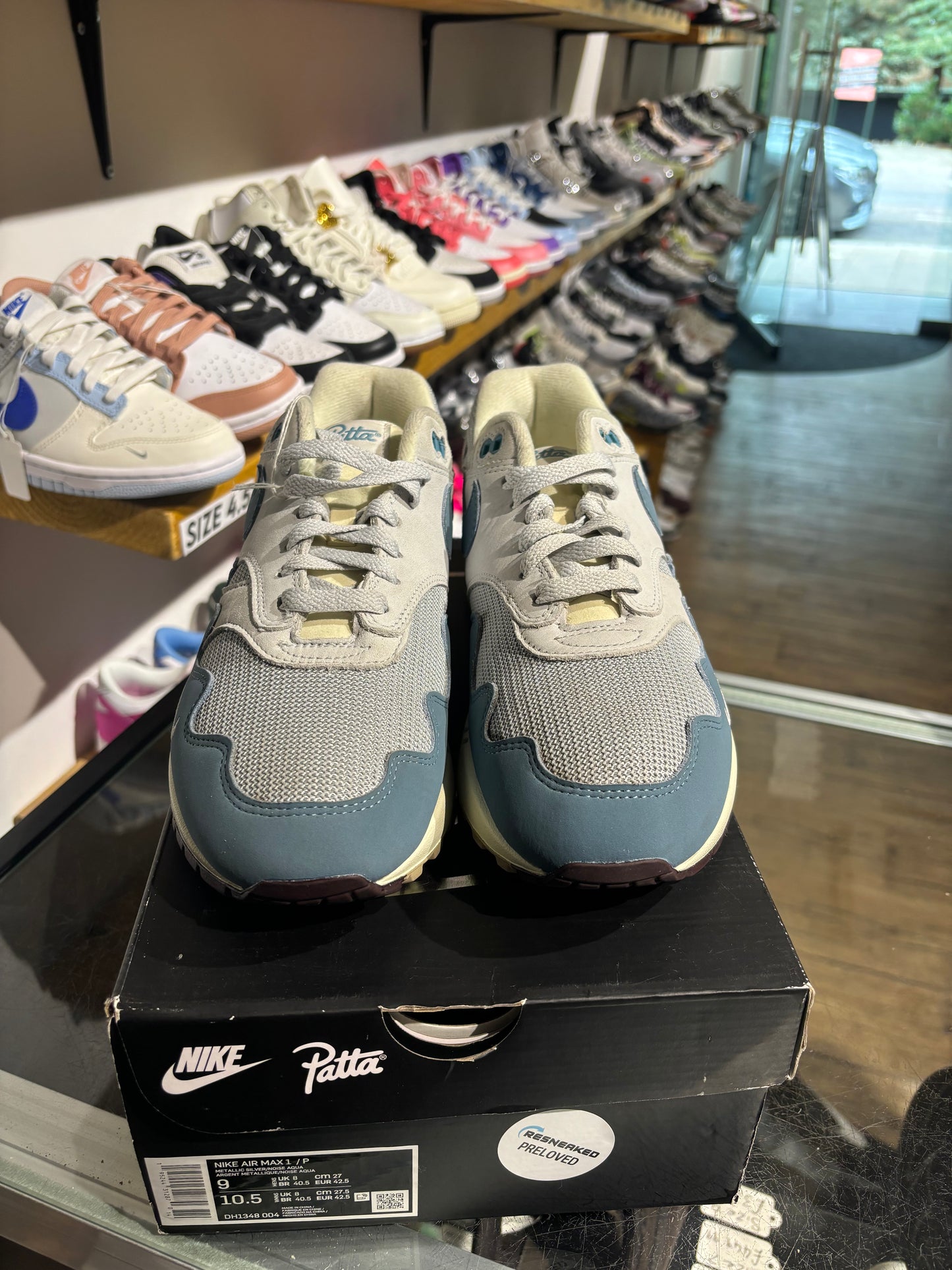 Air Max 1 Patta Aqua UK 8