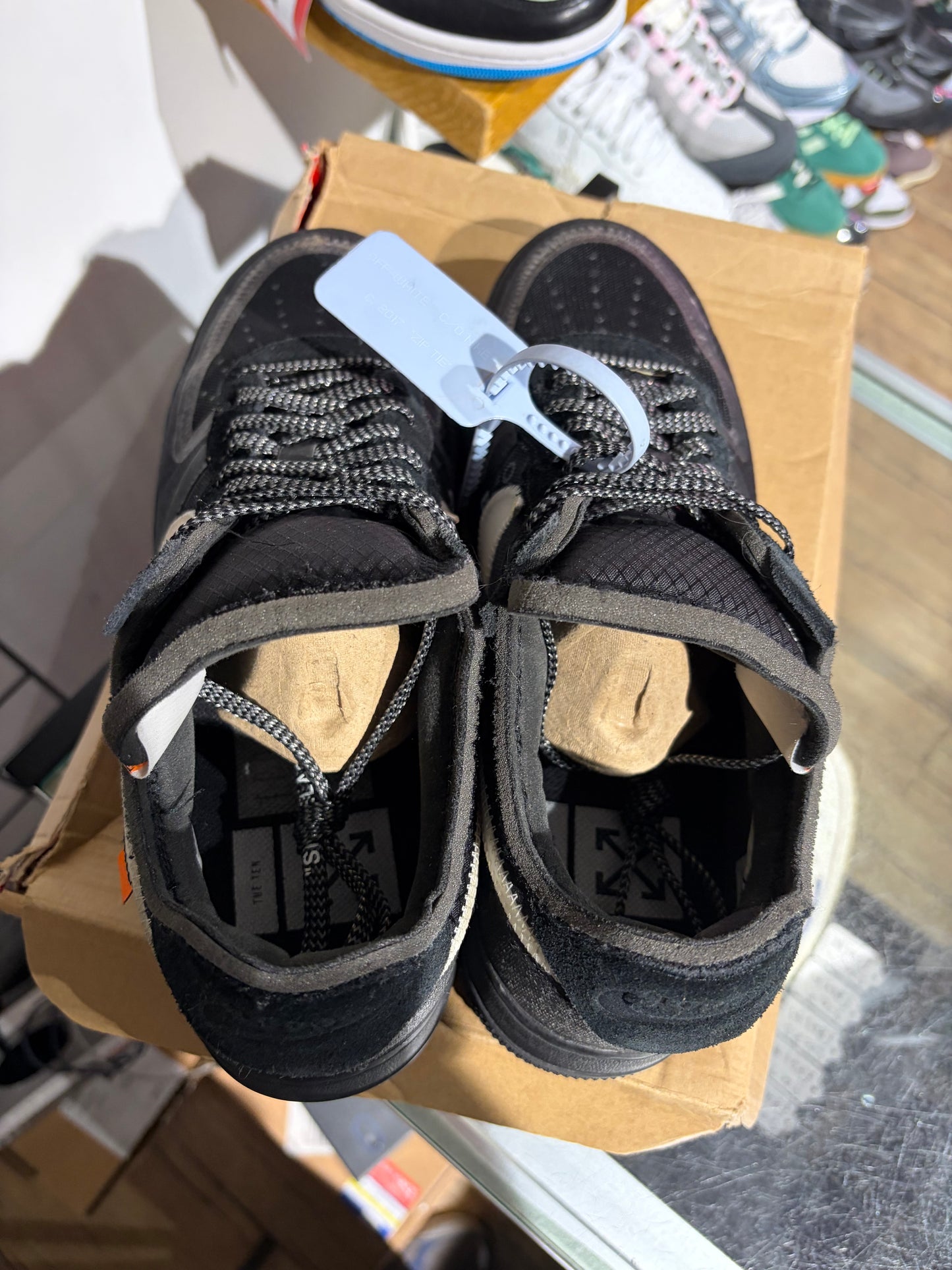 Nike AF1 x OW Black UK 9 #53