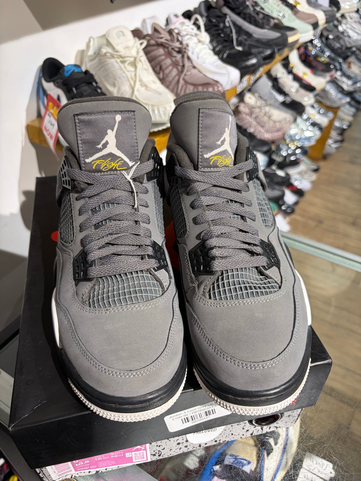 Jordan 4 Cool Grey UK 8 #87