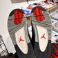 Air Jordan 4 Black Canvas UK 8