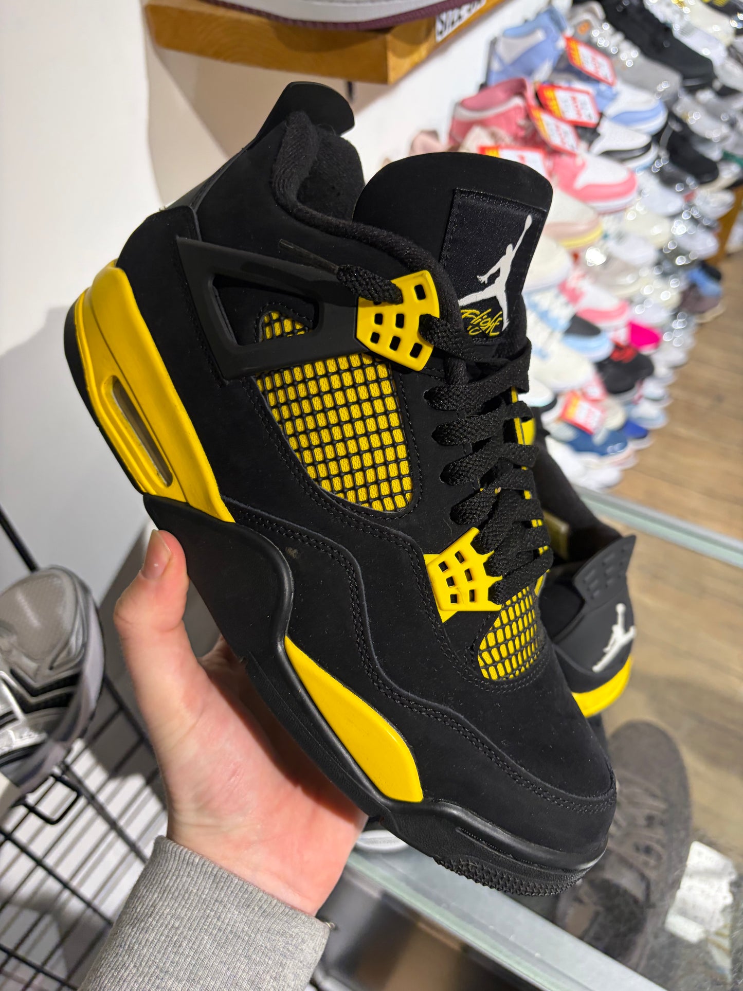 Air Jordan 4 Yellow Thunder UK 9.5