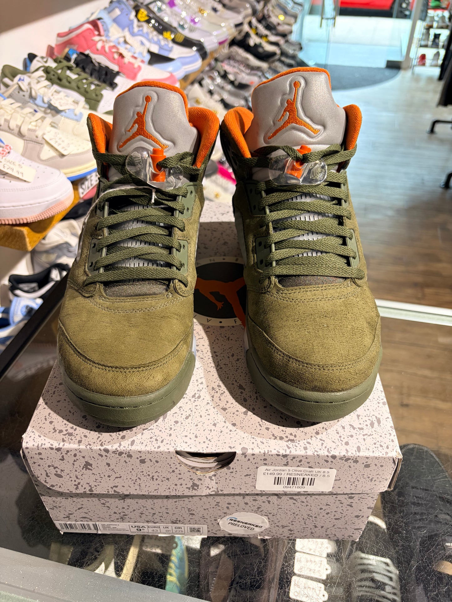 Air Jordan 5 Olive Craft UK 8.5