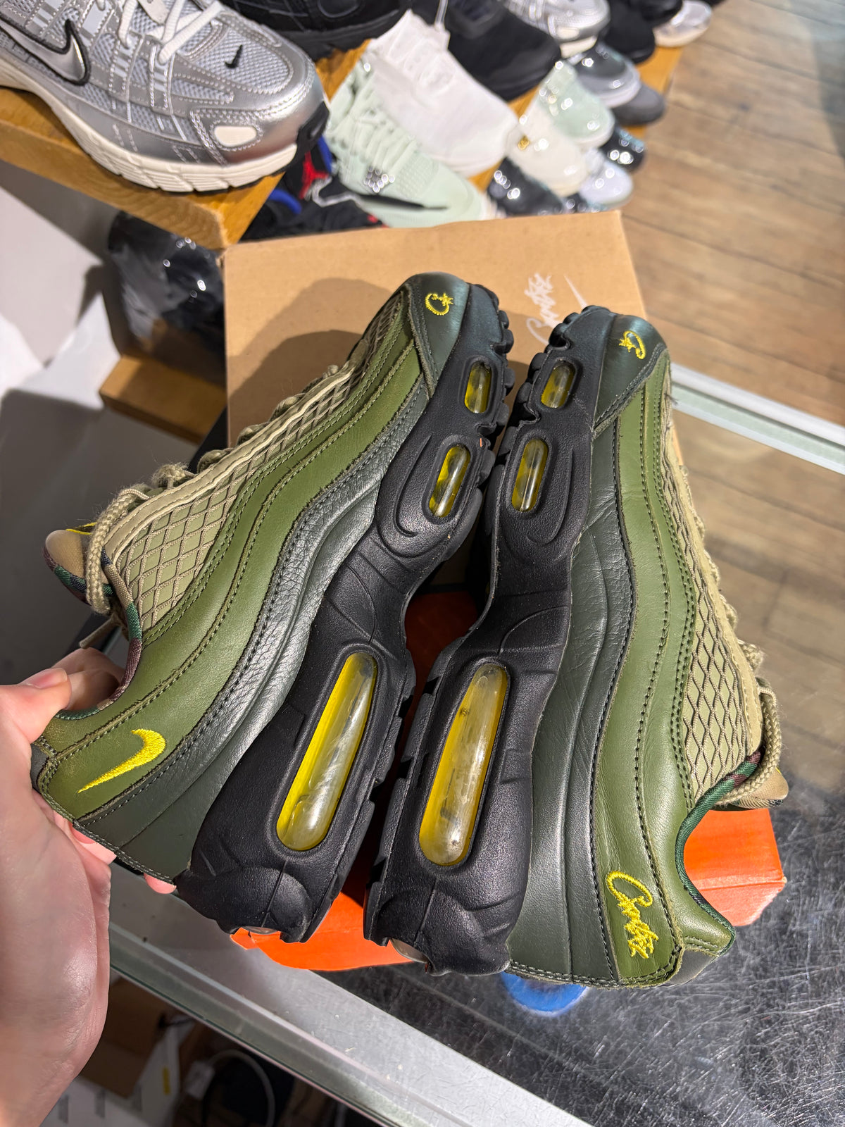 Nike AM95 Corteiz Gutta Green UK 5.5 #334