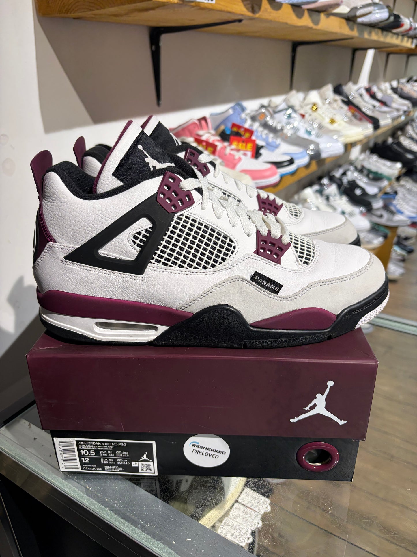 Nike Air Jordan 4 PSG UK 9.5