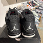Jordan 4 Black Canvas UK 8.5 #225