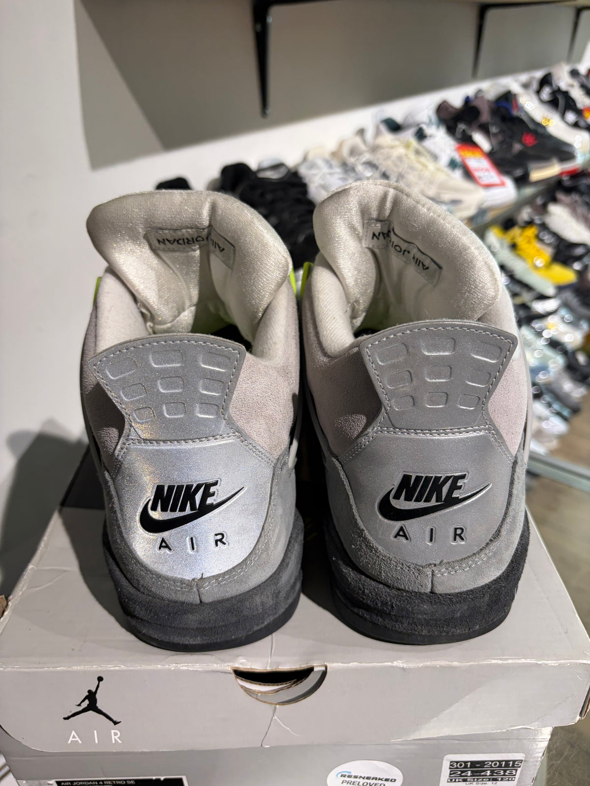 Jordan 4 Neon UK 12 #233