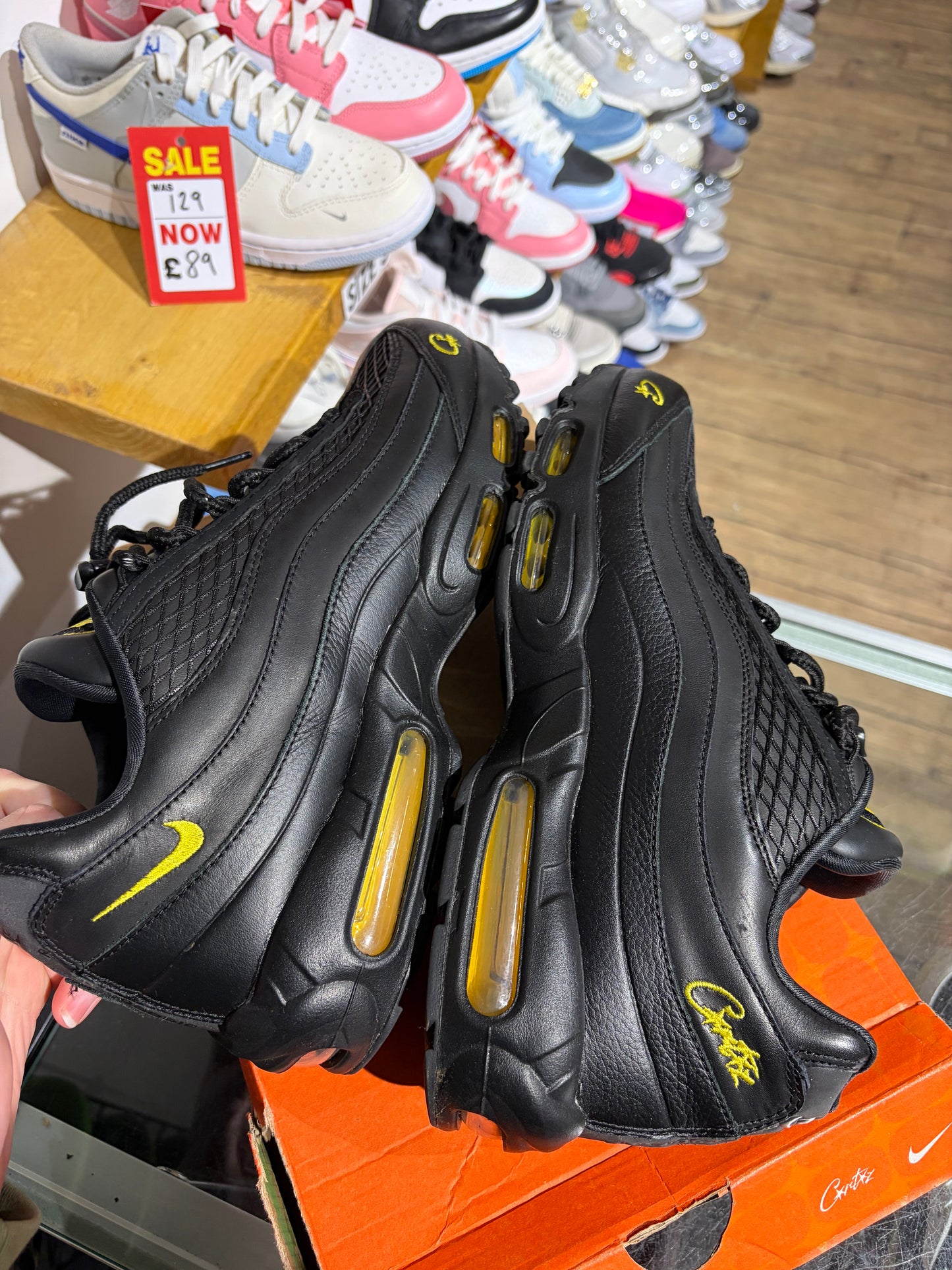 Nike Air Max 95 Corteiz Honey Black UK 11.5