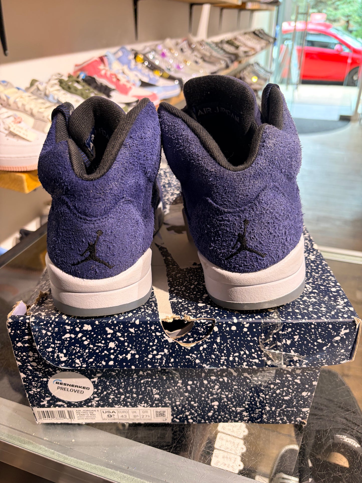 Air Jordan 5 Midnight Navy UK 8.5