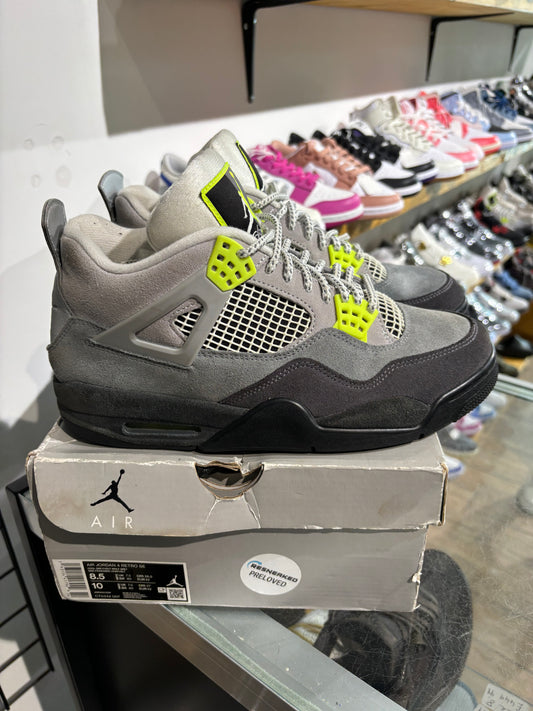 Jordan 4 Neon UK 7.5