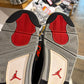 Jordan 4 Black Canvas UK 8.5 #225